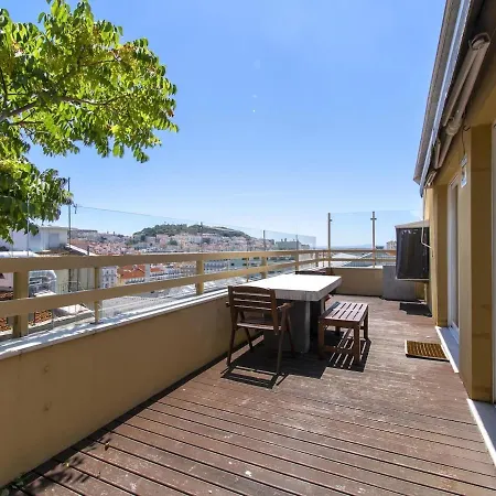 Amazing Penthouse Bairro Alto Duplex 리스본